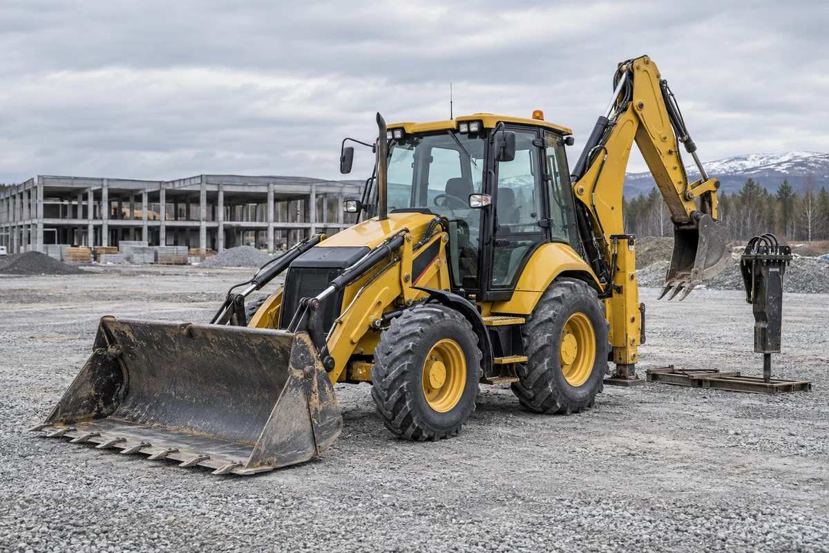 CAT 428F э/погрузчик